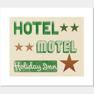 holiday inn ann 5 stars - green solid style Posters and Art